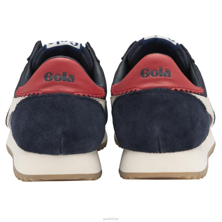 ayakkabı Z2PF38 erkekler Gola klasik boston \'78 spor ayakkabı lacivert/kırık beyaz/koyu kırmızı
