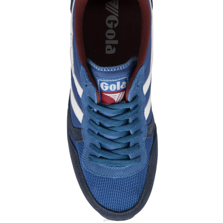 ayakkabı Z2PF40 erkekler Gola klasik daytona spor ayakkabı 1 deniz mavisi/lacivert/beyaz