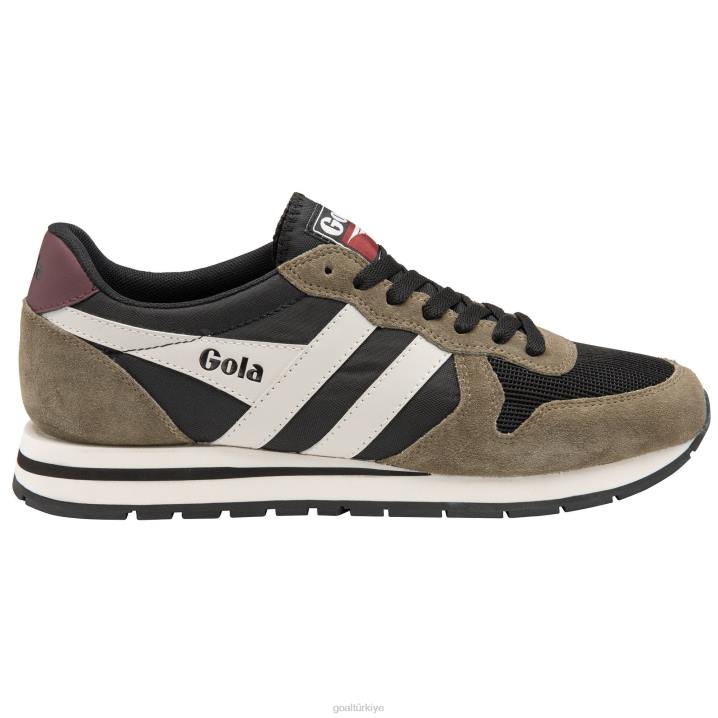 ayakkabı Z2PF45 erkekler Gola klasik daytona spor ayakkabı 2 siyah/haki/kırık beyaz