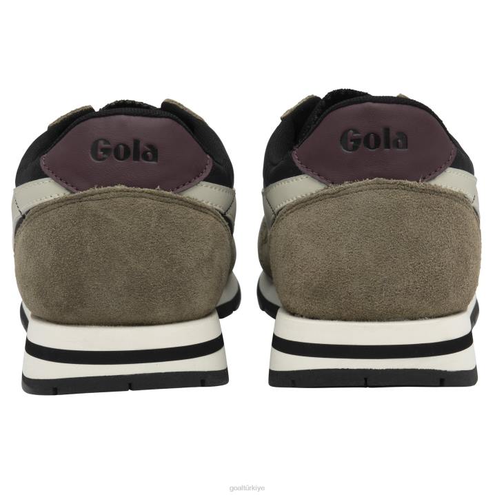 ayakkabı Z2PF45 erkekler Gola klasik daytona spor ayakkabı 2 siyah/haki/kırık beyaz