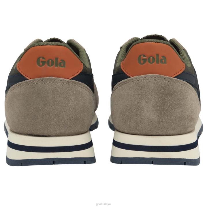 ayakkabı Z2PF46 erkekler Gola klasik daytona spor ayakkabı 2 haki/gergedan/lacivert