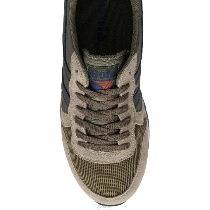 ayakkabı Z2PF46 erkekler Gola klasik daytona spor ayakkabı 2 haki/gergedan/lacivert
