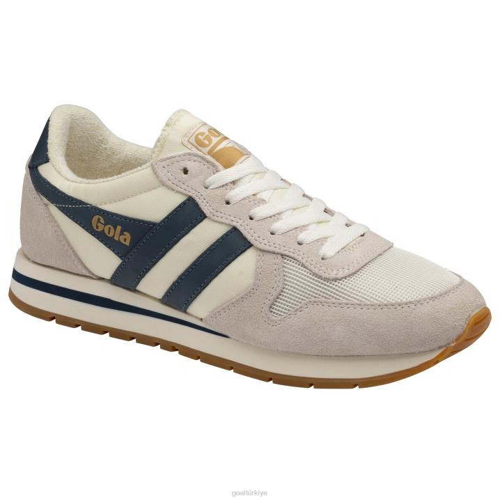 ayakkabı Z2PF49 erkekler Gola klasik daytona spor ayakkabı 2 kırık beyaz/vintage mavi/sakız