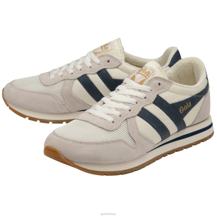 ayakkabı Z2PF49 erkekler Gola klasik daytona spor ayakkabı 2 kırık beyaz/vintage mavi/sakız