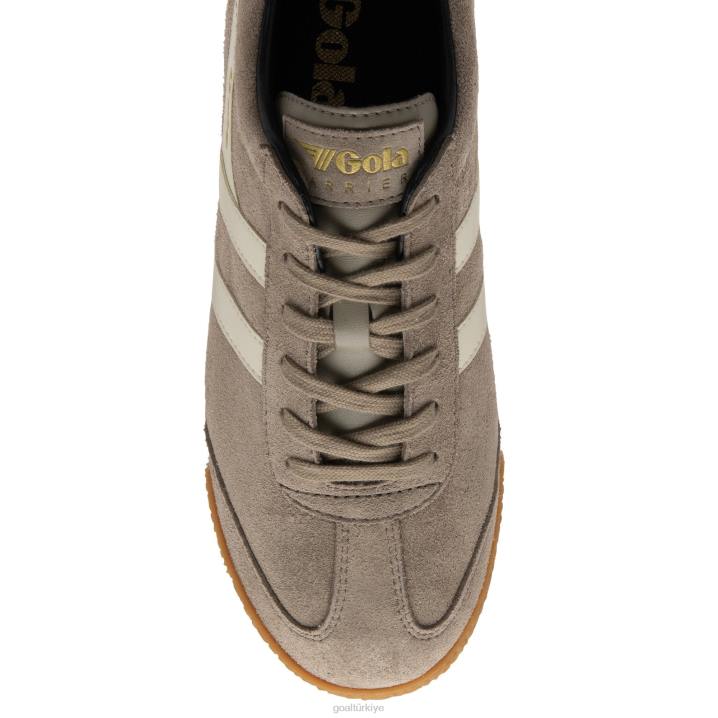 ayakkabı Z2PF131 erkekler Gola klasik harrier süet spor ayakkabı 4 gergedan/kırık beyaz/lacivert
