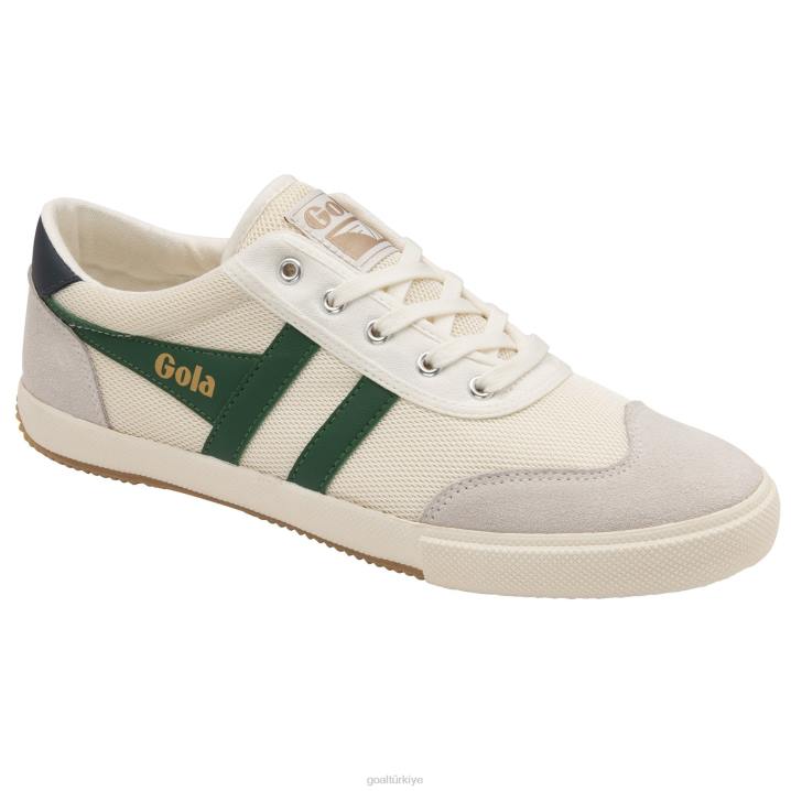 ayakkabı Z2PF139 erkekler Gola klasik badminton örgü plimsoll spor ayakkabı kırık beyaz/koyu yeşil/lacivert