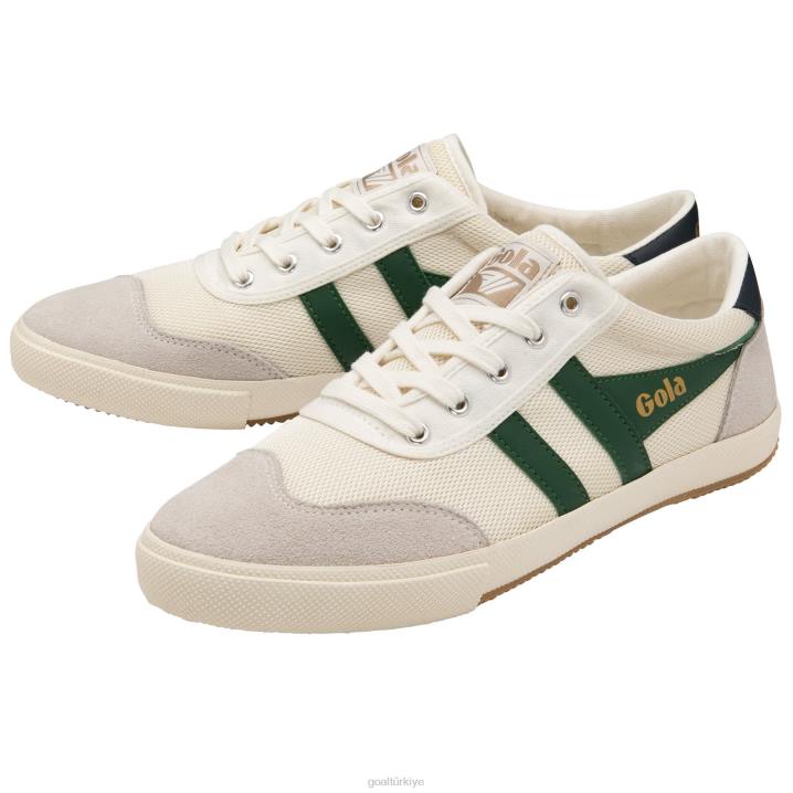 ayakkabı Z2PF139 erkekler Gola klasik badminton örgü plimsoll spor ayakkabı kırık beyaz/koyu yeşil/lacivert