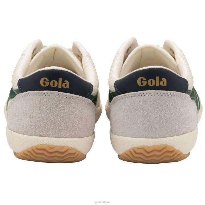 ayakkabı Z2PF139 erkekler Gola klasik badminton örgü plimsoll spor ayakkabı kırık beyaz/koyu yeşil/lacivert