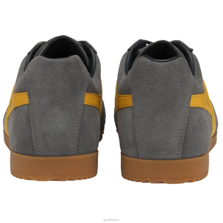 ayakkabı Z2PF158 erkekler Gola klasik harrier süet spor ayakkabı 5 kül/güneş/donanma
