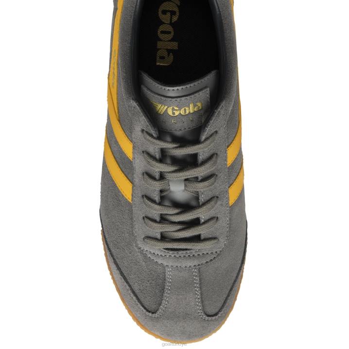 ayakkabı Z2PF158 erkekler Gola klasik harrier süet spor ayakkabı 5 kül/güneş/donanma