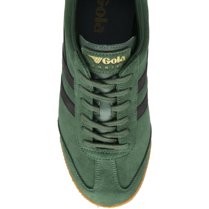 ayakkabı Z2PF175 erkekler Gola klasik harrier süet spor ayakkabı 6 herdem yeşil/siyah
