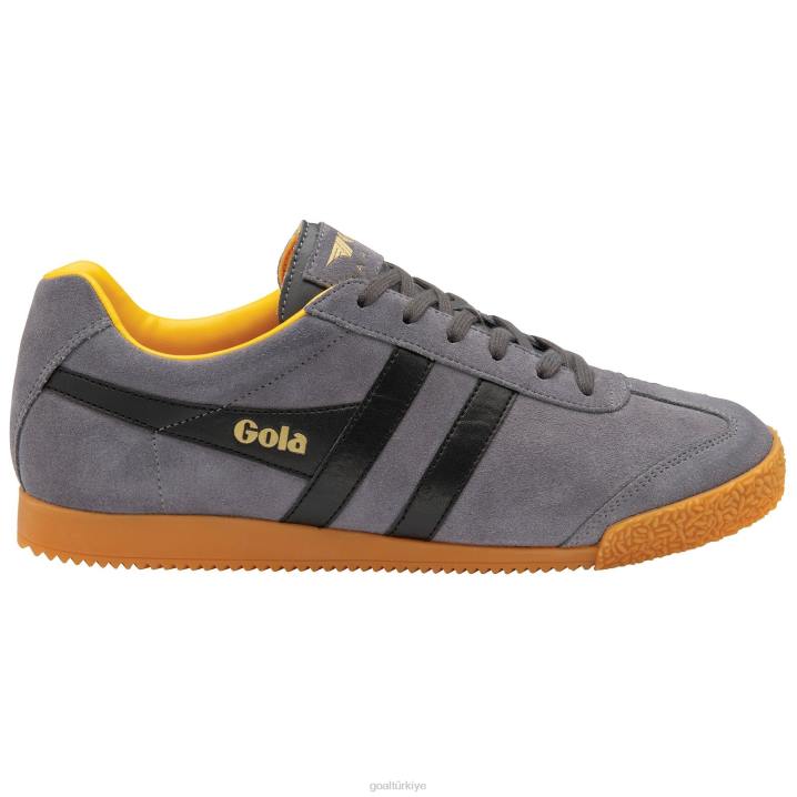 ayakkabı Z2PF176 erkekler Gola klasik harrier süet spor ayakkabı 6 gölge/siyah/güneş
