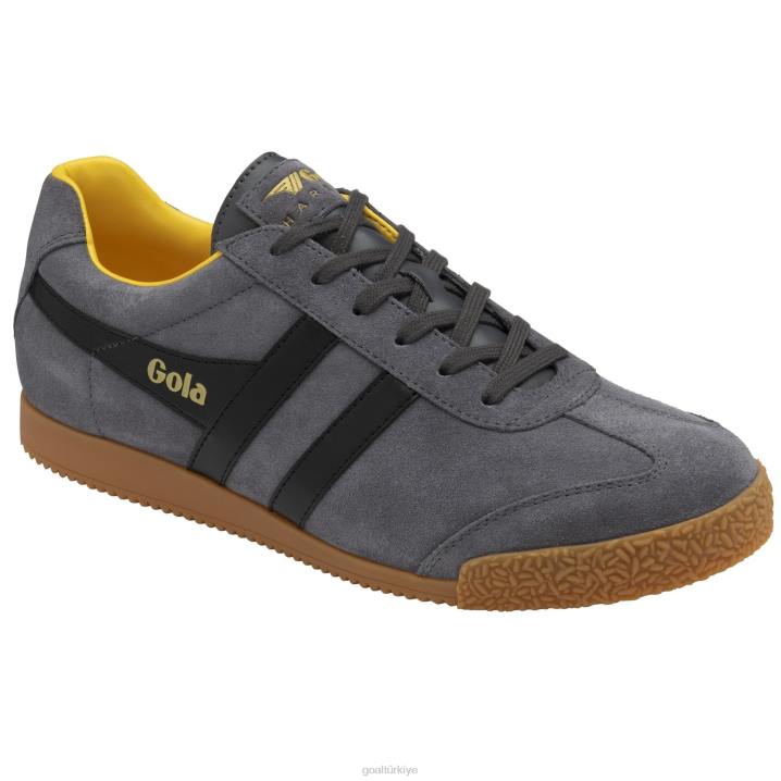 ayakkabı Z2PF176 erkekler Gola klasik harrier süet spor ayakkabı 6 gölge/siyah/güneş