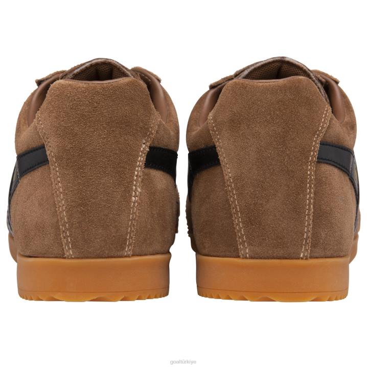 ayakkabı Z2PF179 erkekler Gola klasik harrier süet spor ayakkabı 6 tütün/siyah