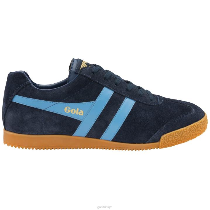 ayakkabı Z2PF182 erkekler Gola klasik harrier süet spor ayakkabı 6 lacivert/peygamber çiçeği