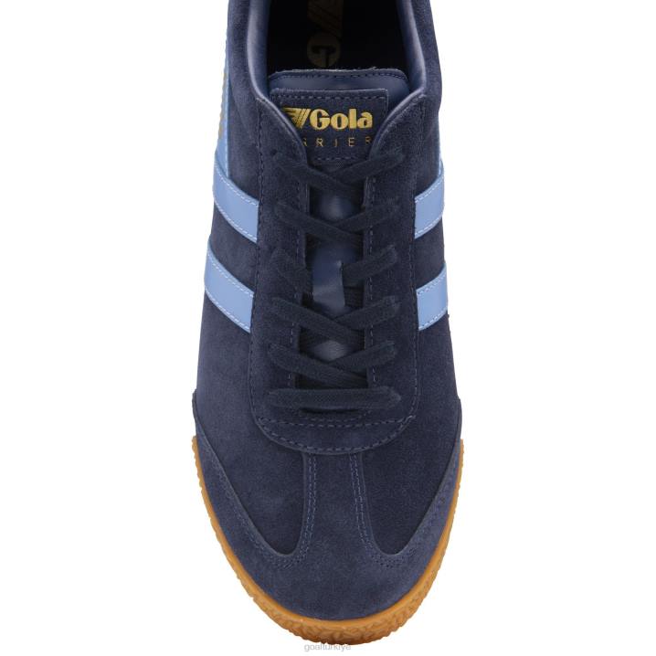 ayakkabı Z2PF182 erkekler Gola klasik harrier süet spor ayakkabı 6 lacivert/peygamber çiçeği