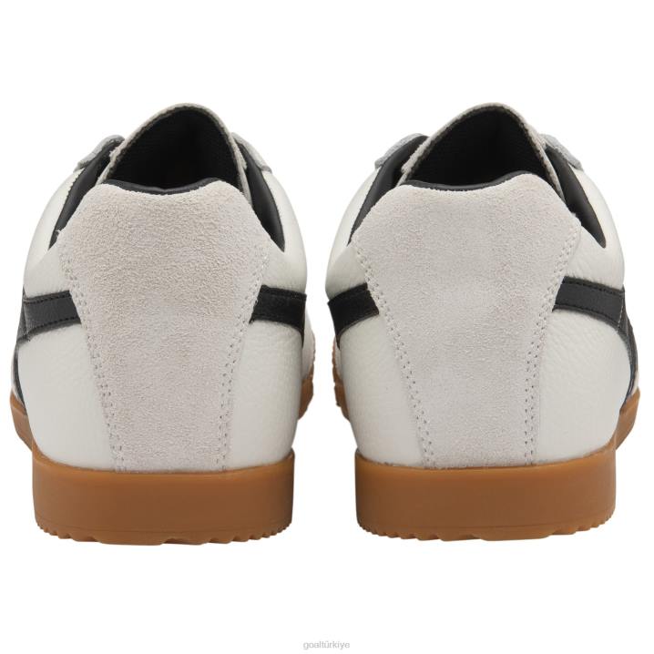 ayakkabı Z2PF239 erkekler Gola klasik harrier deri spor ayakkabı siyah beyaz