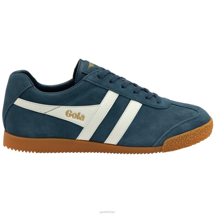 ayakkabı Z2PF255 erkekler Gola klasik harrier süet spor ayakkabı 7 mürekkep/kırık beyaz
