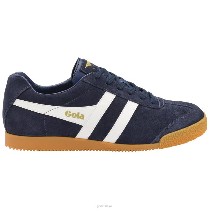 ayakkabı Z2PF262 erkekler Gola klasik harrier süet spor ayakkabı 7 lacivert/beyaz