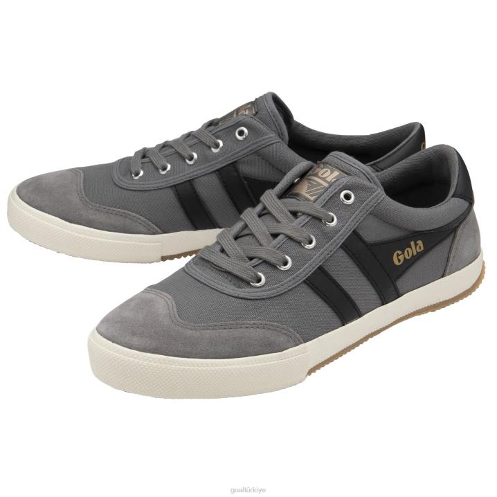 ayakkabı Z2PF61 erkekler Gola klasik badminton plimsoll spor ayakkabı kül/siyah