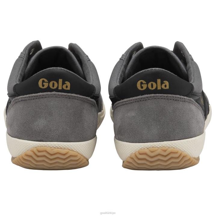 ayakkabı Z2PF61 erkekler Gola klasik badminton plimsoll spor ayakkabı kül/siyah