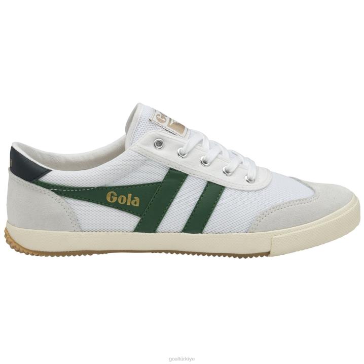 ayakkabı Z2PF63 erkekler Gola klasik badminton örgü plimsoll spor ayakkabı beyaz/koyu yeşil/lacivert