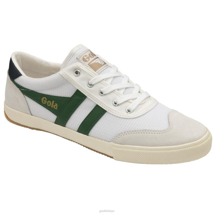 ayakkabı Z2PF63 erkekler Gola klasik badminton örgü plimsoll spor ayakkabı beyaz/koyu yeşil/lacivert