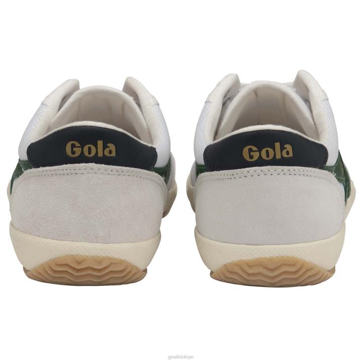 ayakkabı Z2PF63 erkekler Gola klasik badminton örgü plimsoll spor ayakkabı beyaz/koyu yeşil/lacivert