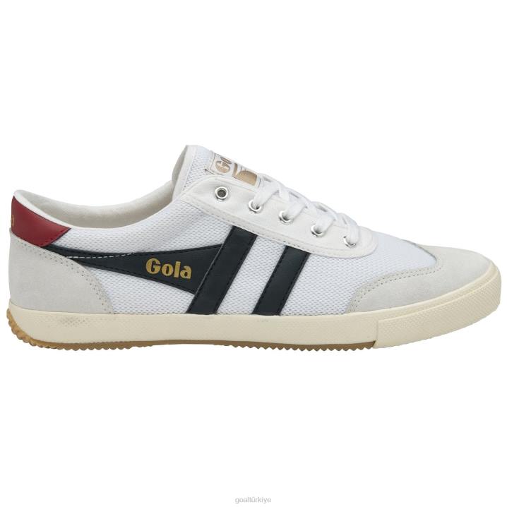 ayakkabı Z2PF64 erkekler Gola klasik badminton örgü plimsoll spor ayakkabı beyaz/lacivert/koyu kırmızı