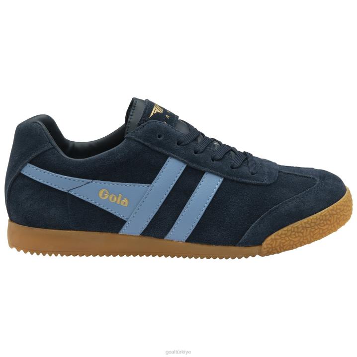 ayakkabı Z2PF656 erkekler Gola klasik harrier süet spor ayakkabı lacivert/peygamber çiçeği