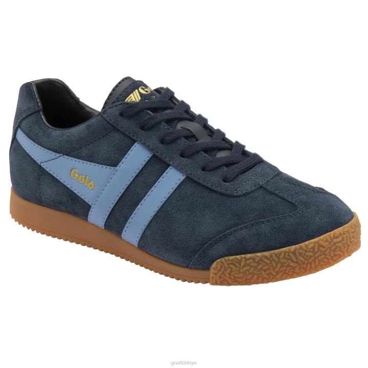 ayakkabı Z2PF656 erkekler Gola klasik harrier süet spor ayakkabı lacivert/peygamber çiçeği