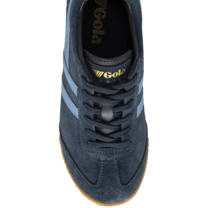ayakkabı Z2PF656 erkekler Gola klasik harrier süet spor ayakkabı lacivert/peygamber çiçeği