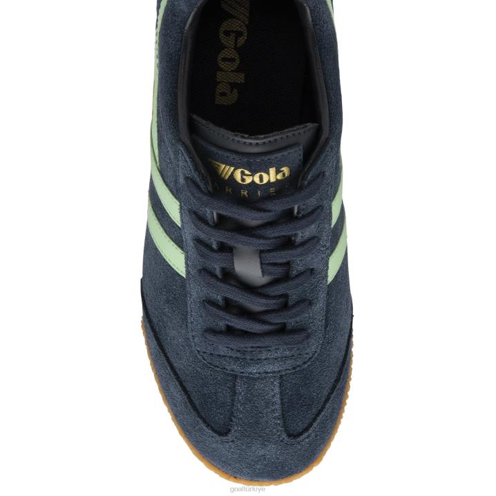 ayakkabı Z2PF657 erkekler Gola klasik harrier süet spor ayakkabı lacivert/patina yeşili