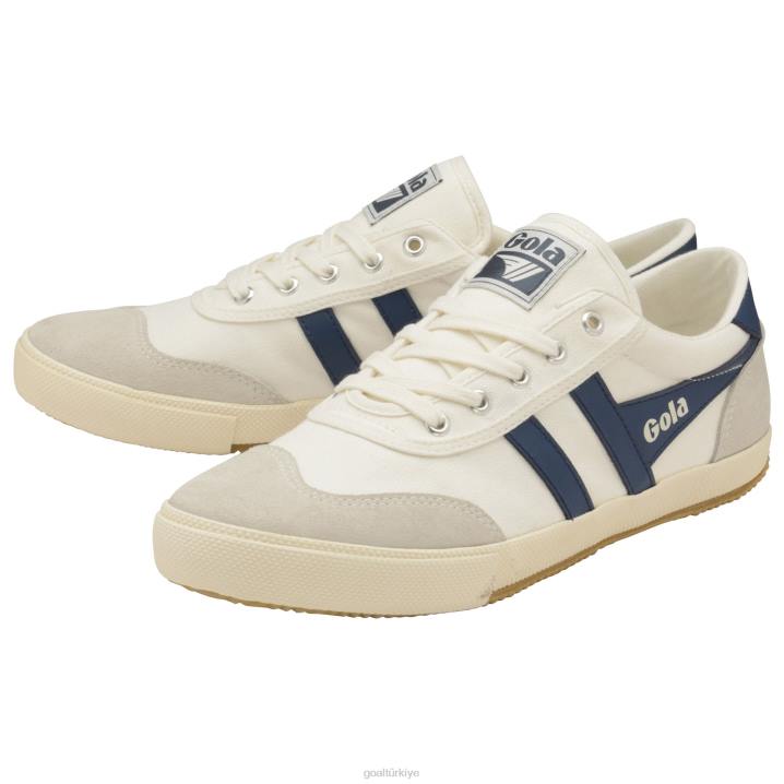 ayakkabı Z2PF96 erkekler Gola klasik badminton plimsoll spor ayakkabı kırık beyaz/baltık