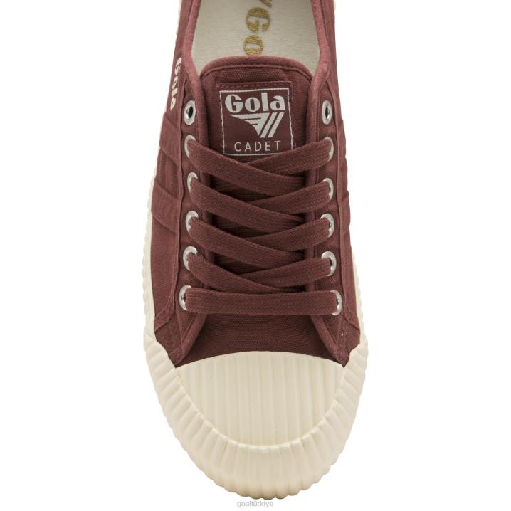 ayakkabı Z2PF74 erkekler Gola klasik öğrenci plimsoll bordo/kırık beyaz
