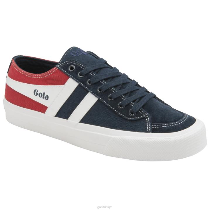 ayakkabı Z2PF76 erkekler Gola Classics kota ii rwb plimsoll spor ayakkabı lacivert/kırmızı/beyaz