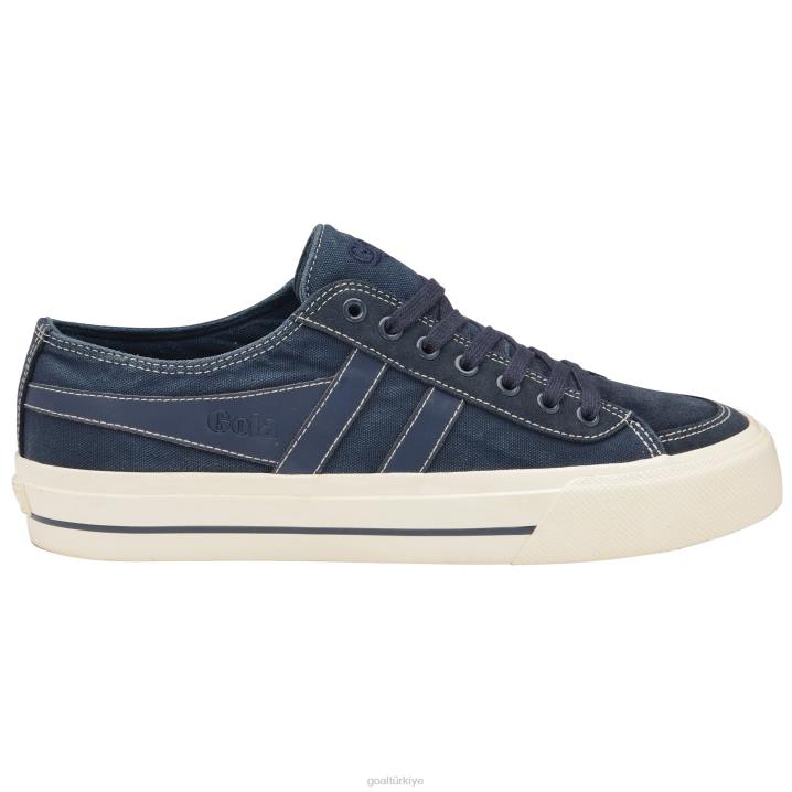 ayakkabı Z2PF78 erkekler Gola classics kota ii luxe plimsoll spor ayakkabı Donanma
