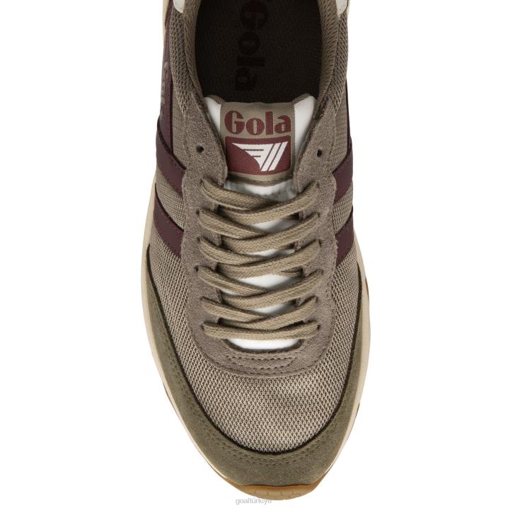 ayakkabı Z2PF12 erkekler Gola klasik jüpiter spor ayakkabı gergedan/haki/bordo