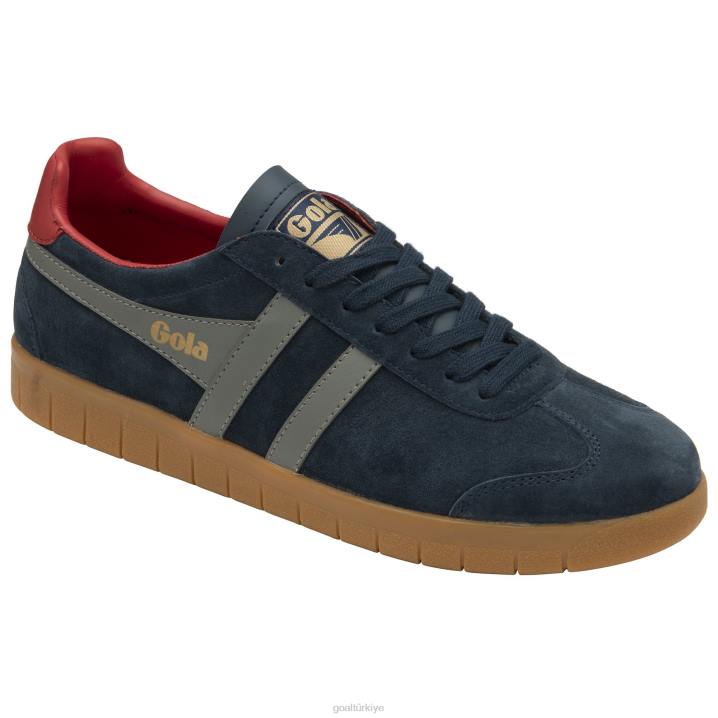 ayakkabı Z2PF165 erkekler Gola klasik kasırga süet spor ayakkabı lacivert/kül/koyu kırmızı/sakız