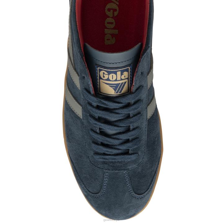 ayakkabı Z2PF165 erkekler Gola klasik kasırga süet spor ayakkabı lacivert/kül/koyu kırmızı/sakız