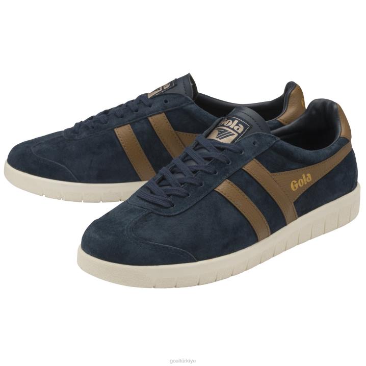 ayakkabı Z2PF166 erkekler Gola klasik kasırga süet spor ayakkabı lacivert/tütün/kırık beyaz