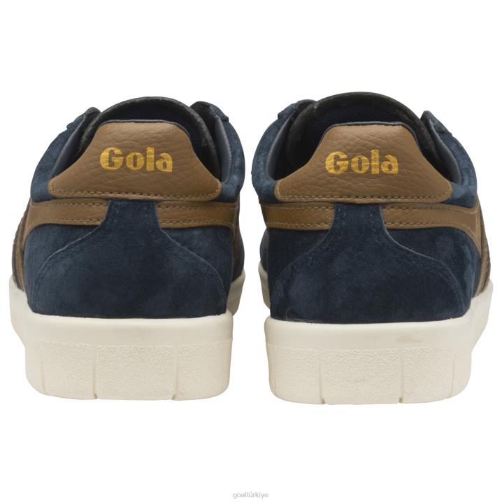 ayakkabı Z2PF166 erkekler Gola klasik kasırga süet spor ayakkabı lacivert/tütün/kırık beyaz