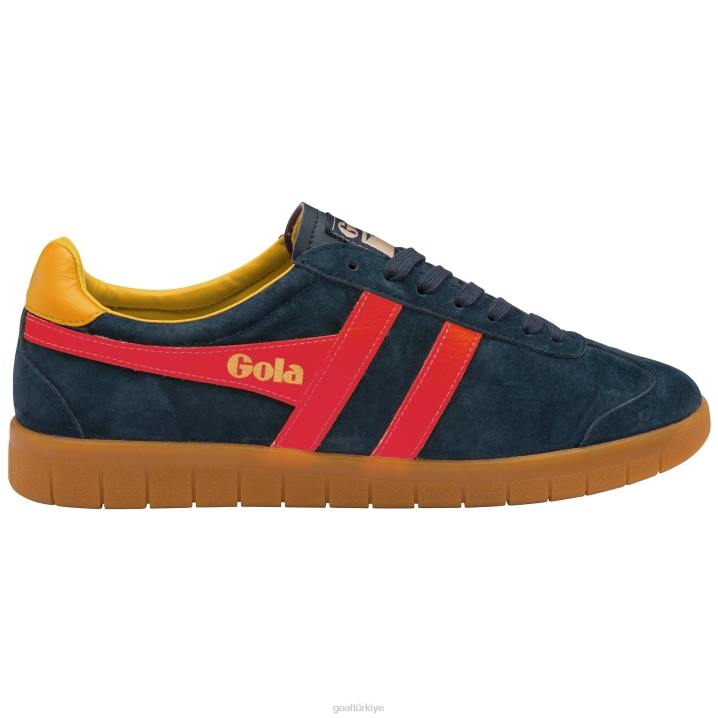 ayakkabı Z2PF167 erkekler Gola klasik kasırga süet spor ayakkabı lacivert/kırmızı/güneş/sakız