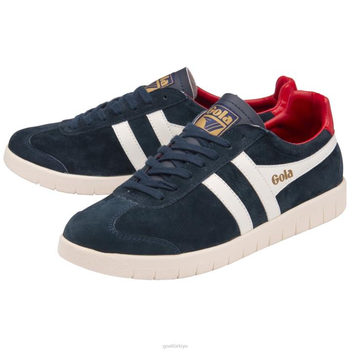 ayakkabı Z2PF168 erkekler Gola klasik kasırga süet spor ayakkabı lacivert/kırık beyaz/koyu kırmızı