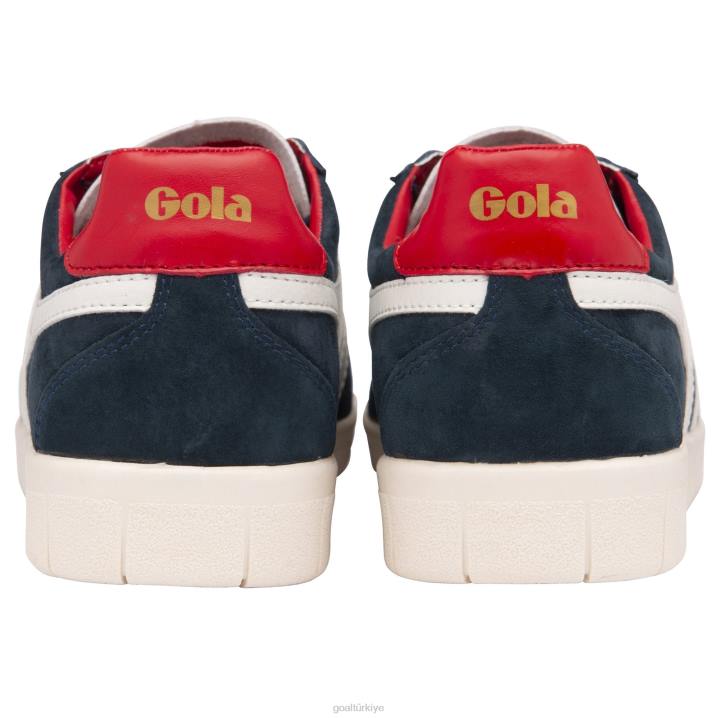 ayakkabı Z2PF168 erkekler Gola klasik kasırga süet spor ayakkabı lacivert/kırık beyaz/koyu kırmızı