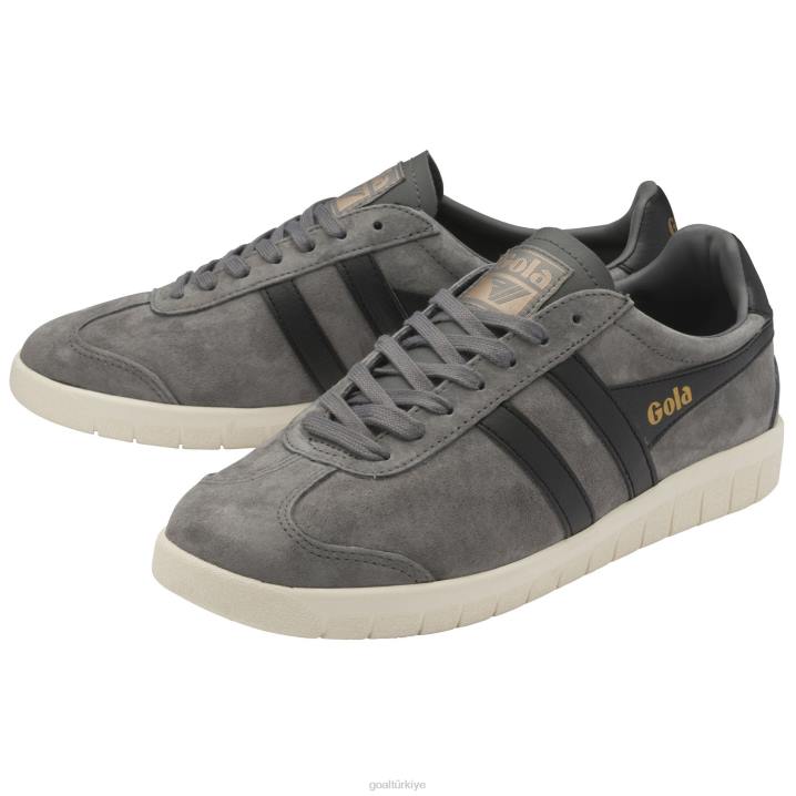 ayakkabı Z2PF169 erkekler Gola klasik kasırga süet spor ayakkabı kül/siyah/kırık beyaz