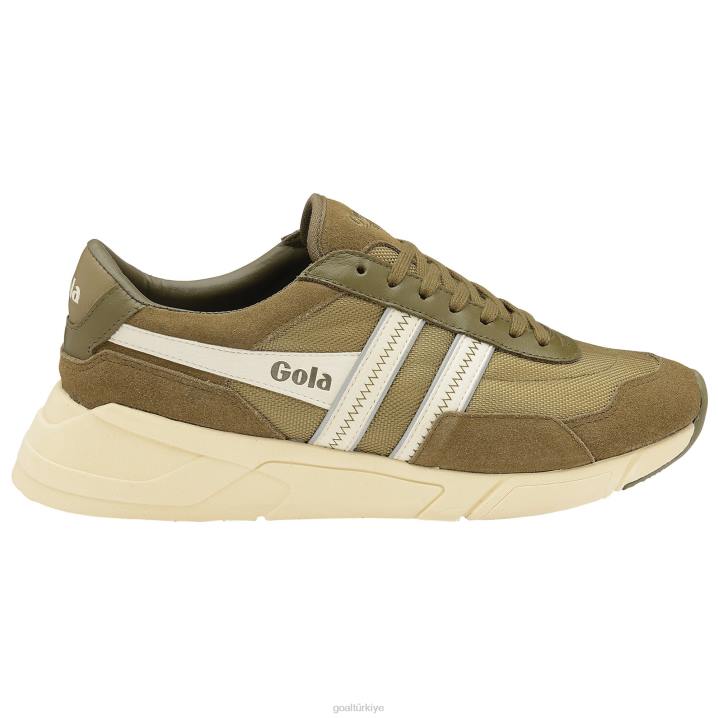 ayakkabı Z2PF215 erkekler Gola classics eclipse eski spor ayakkabı haki/kırık beyaz