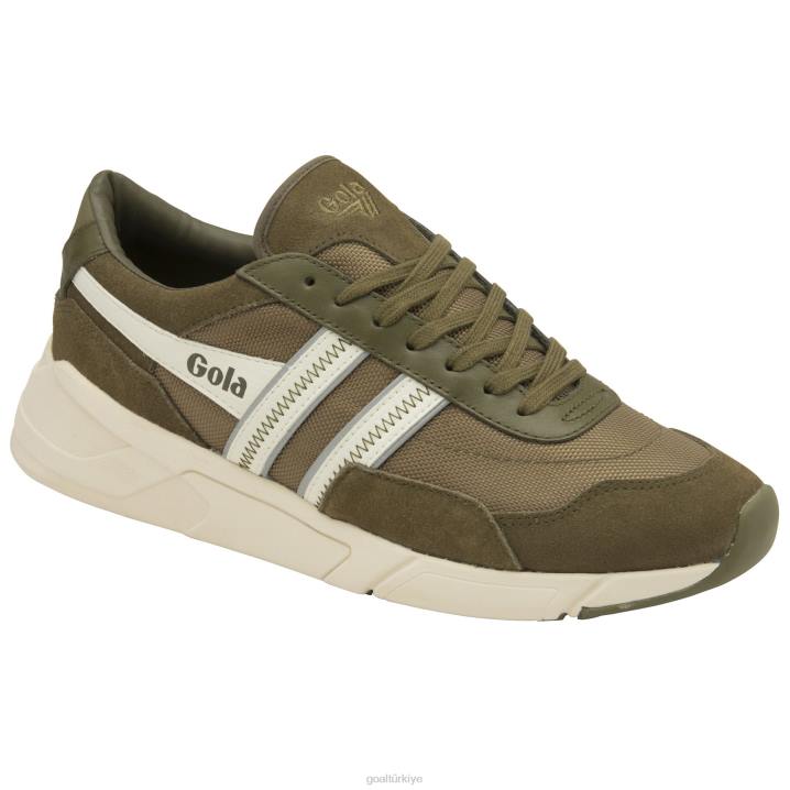 ayakkabı Z2PF215 erkekler Gola classics eclipse eski spor ayakkabı haki/kırık beyaz