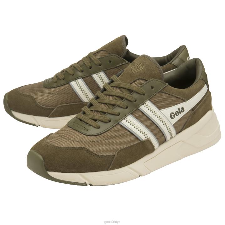 ayakkabı Z2PF215 erkekler Gola classics eclipse eski spor ayakkabı haki/kırık beyaz