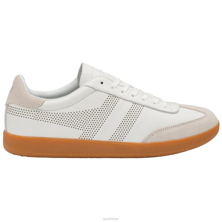 ayakkabı Z2PF224 erkekler Gola klasik ace deri spor ayakkabı beyaz/sakız